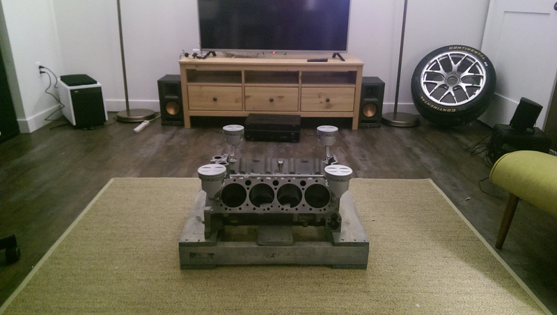 Illustration for article titled Making the Engine Block Coffee Table